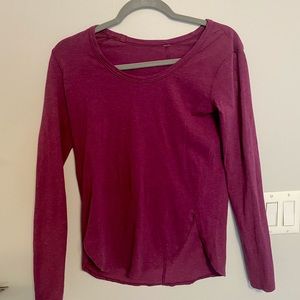 Lululemon Side Slit Long Sleeve Tee